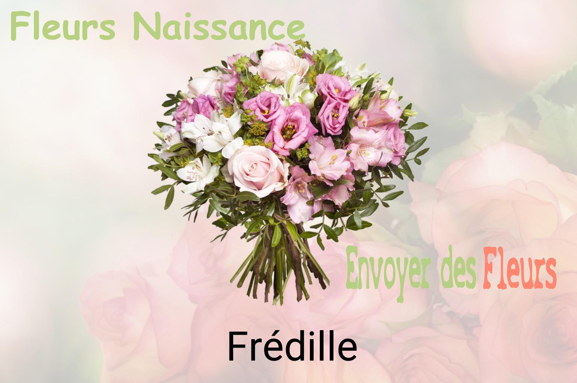 Bouquet de fleurs de naissance livré à Frédille